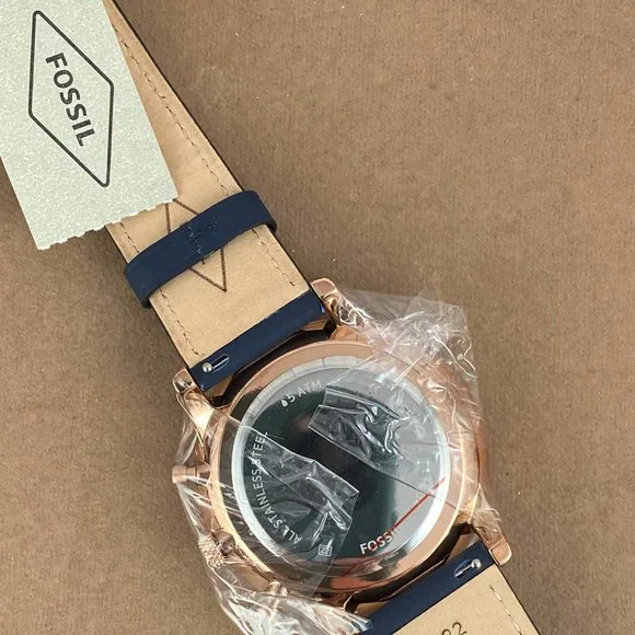 Fossil Chronograph Rose Gold & Stainless Watch